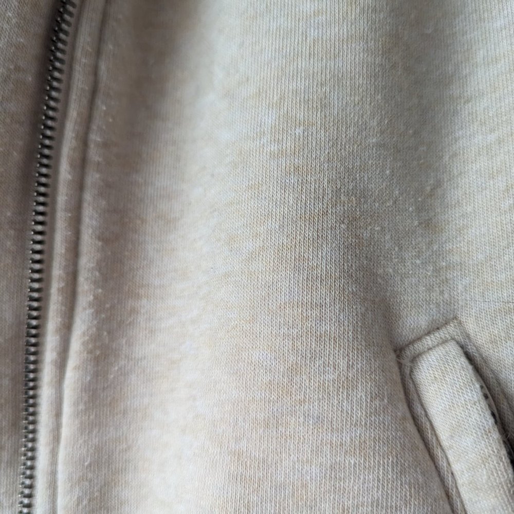 FP Movement by Free People Cream Zip-Up Jacket with Red and Pink Stripes - Picture 15 of 16